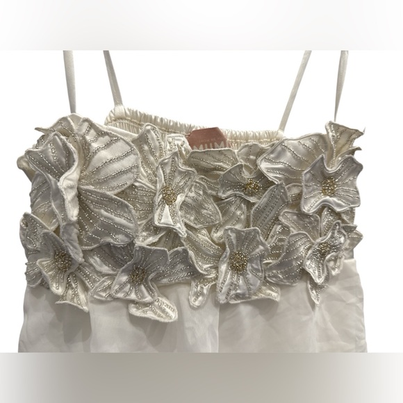 NEW Show Me Your Mumu Gabriella Maxi Dress White Enchanted Embellishment Small - Picture 8 of 11